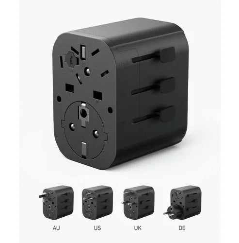 Anker 312 Outlet Extender -Black - Tashqila Anker 312 Outlet Extender -Black - Tashqila
